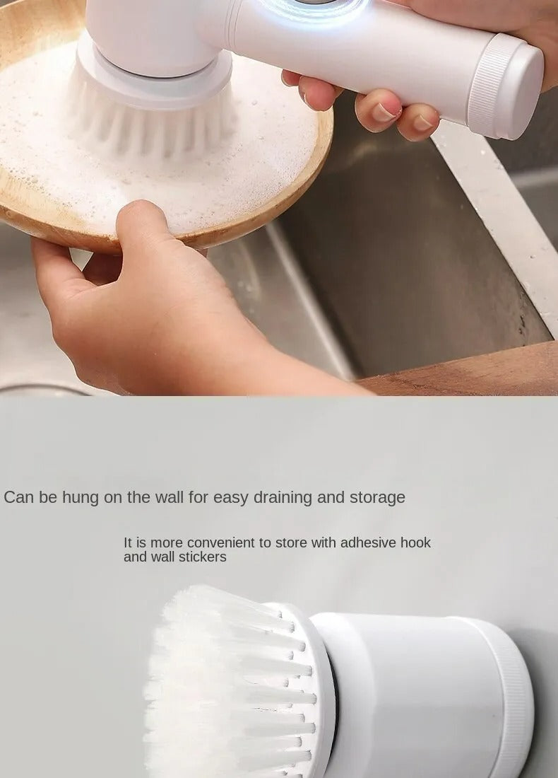 Multi-functional Electric Cleaning Brush for Kitchen and Bathroom